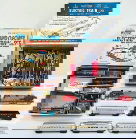 Marx Postwar O Gauge Montgomery Ward No. 52455 Set and HappiTime No. 09643 Set