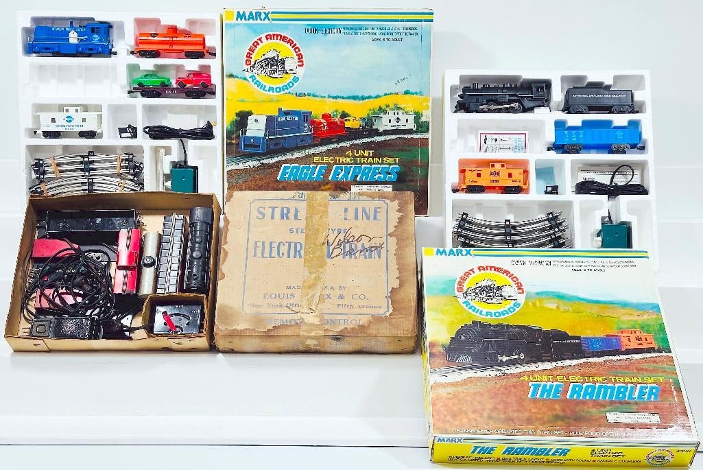 Marx Postwar O Gauge The Rambler Set and The Eagle Express Set/No. 25000/12 Freight Set (1 of 8)