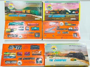 Marx Postwar O Gauge No. 52750 The Champion Set/No. 27150 The Yardmaster Set/No 41850 Mohawk Freight