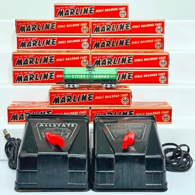 Marx Postwar O Gauge 3553 Scale Tank Car Boxed X12/Marx Allstate Toy Transformer/Toy Transformer