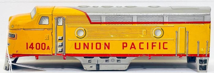 Linemar Postwar O Gauge scarce Union Pacific 1400 Diesel shell only