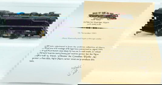 New Marx Modern O Gauge Factory Prototype early DC Loco Model Vintage 898 from April 1991