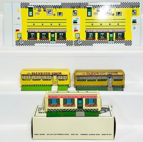 New Marx Modern O Gauge Factory Prototype Litho Sheet Diner Building based on original Marx Proto.