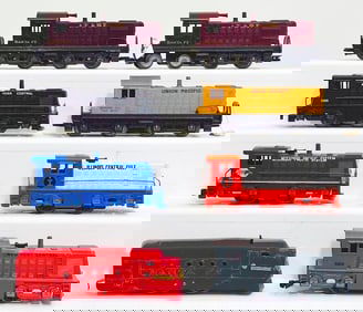 Marx Postwar O Gauge Eight (8) Assorted Switchers