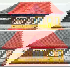 Marx Postwar O Gauge Wheaton Station X2 Factory Prototype