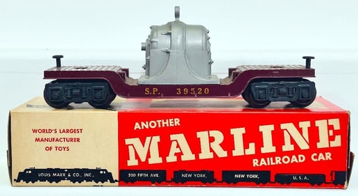 Marx Postwar O Gauge SP 39520 Generator Flat Car Factory Prototype
