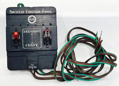 Marx Postwar O Gauge Switch Control Panel Factory Prototype