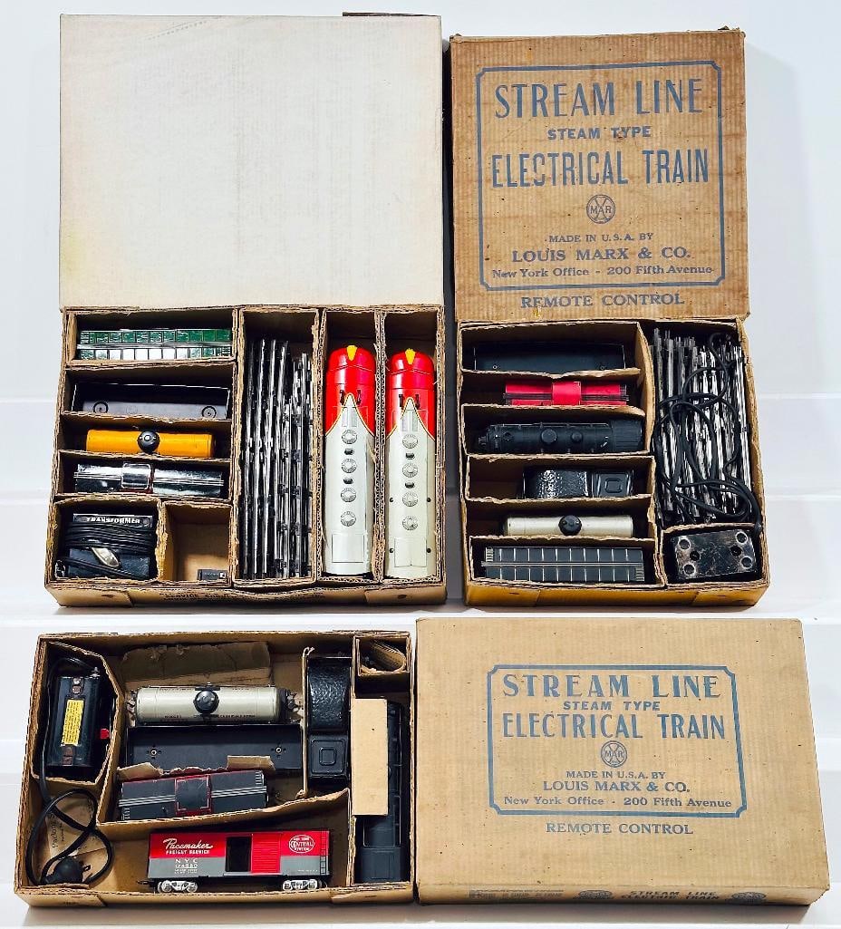 Marx Postwar O Gauge No. 49233 Freight Set/ No. 2500 Freight Set/ Unnumbered Santa Fe Freight Set (1 of 7)