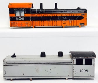 Marx Postwar O Gauge Bessimer Switcher shell only/1998 Gray Black Switcher Shell only Factory Protos