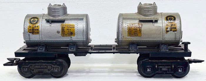 Marx Postwar O Gauge Twin Tank Car Factory Prototype