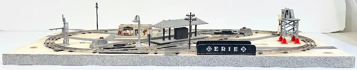 Marx Postwar O Gauge Montgomery Wards Demonstration Layout from 1957
