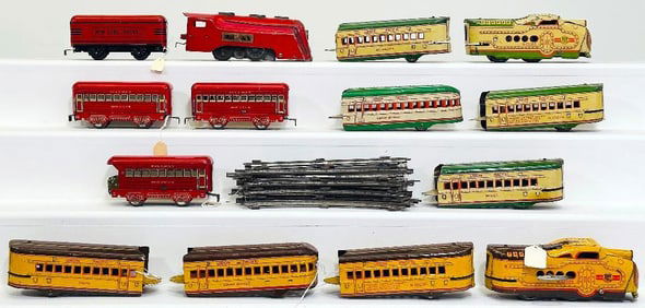 Marx Prewar O Gauge M -10005 Union Pacific Streamliner Set with rare reversing motor