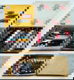 Marx Prewar and Postwar O Gauge Three (3) Assorted Freight Sets