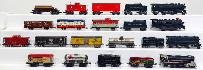 Marx Postwar O Gauge Four (4) Assorted Freight Sets