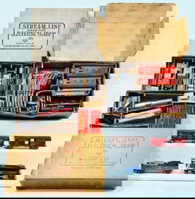 Marx Prewar and Postwar O Gauge Four (4) Assorted Freight Sets