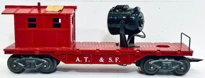 Marx Postwar O Gauge Work Caboose Floodlight Factory Archive