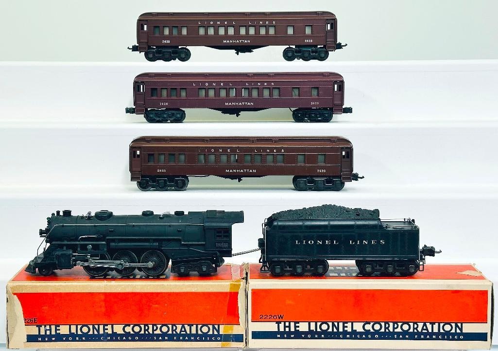Lionel Prewar O Gauge 226E Locomotive ?2226W Tender -2623 Madison?2623 Madison?2623 Madison Cars (1 of 8)