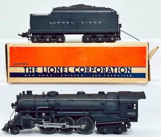 Lionel Prewar O Gauge 226E Steam Locomotive and 2226WX Tender