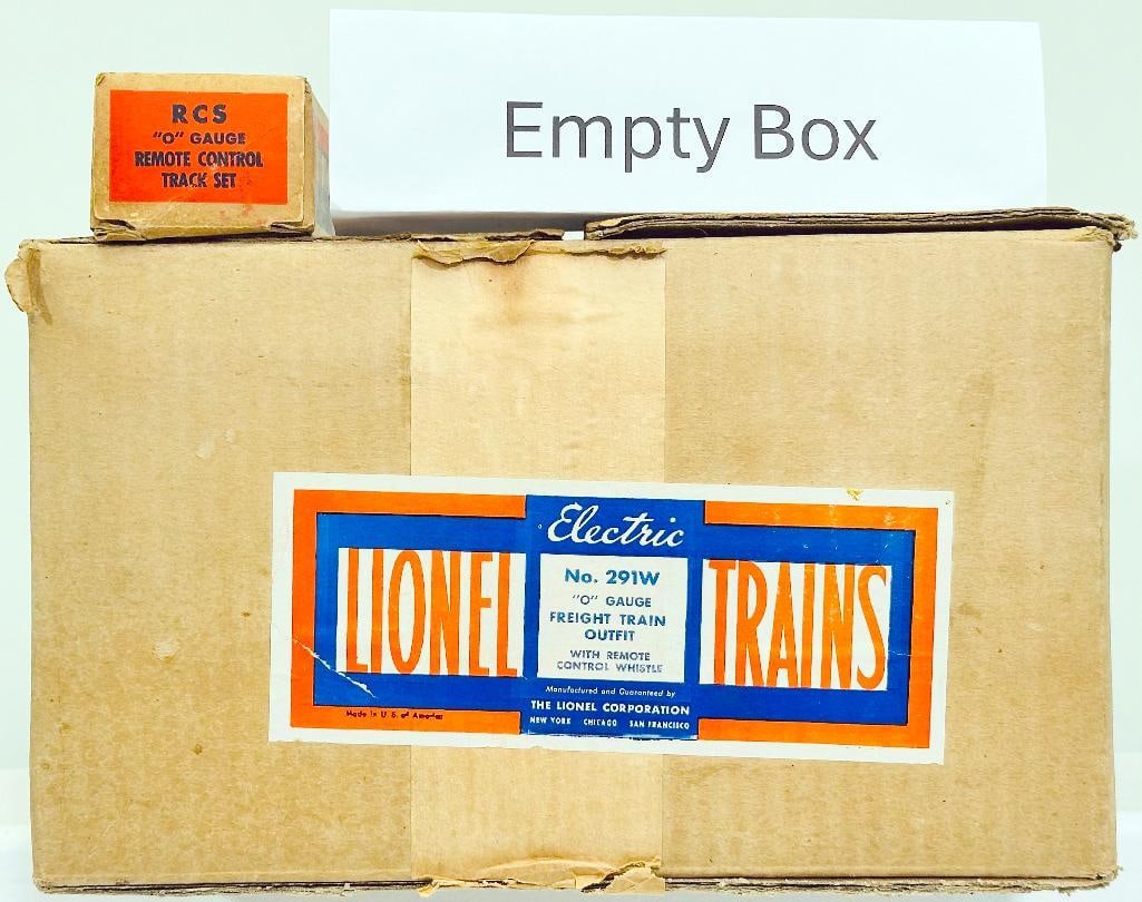 Lionel Prewar O Gauge Outfit No. 291W Freight Set Box -No Toy Train Contents (1 of 4)