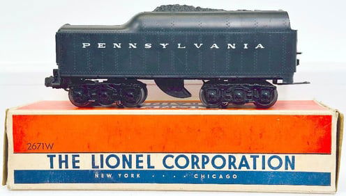 Lionel Postwar O Gauge 2671W Tender with whistle and Backup Lights