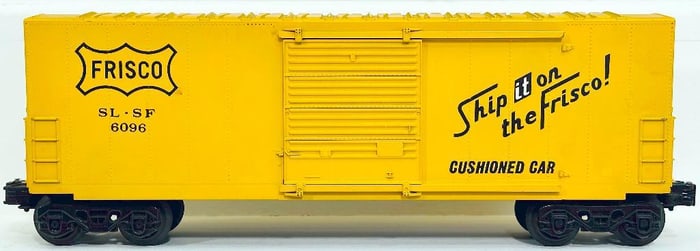 Lionel Modern O Gauge 6096 Frisco Box Car - Lionel Factory Prototype