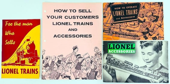 Lionel Postwar O Gauge Pamphlets and Lionel Accessories