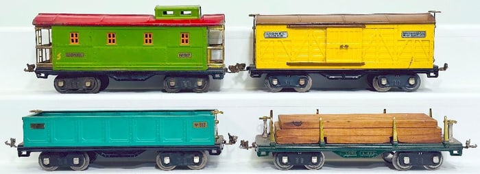 Lionel Prewar Standard Gauge 514 -517 -511 -512 Freight Cars