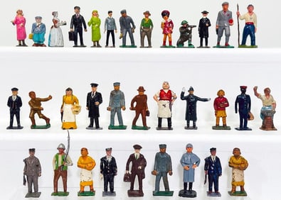 Gray Iron and John Hill Metal Assorted Figures