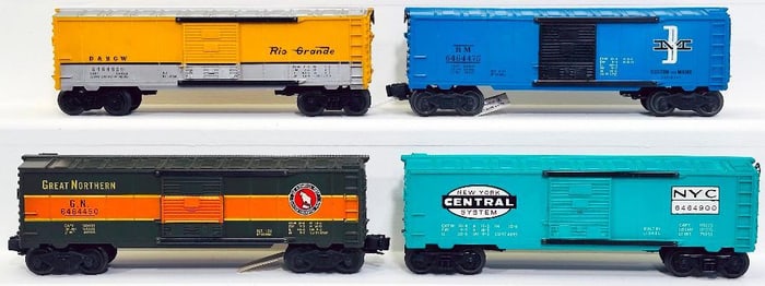 Lionel Postwar O Gauge 6464 -900/6464 -450/6464 -475/6464 -650 Box Cars