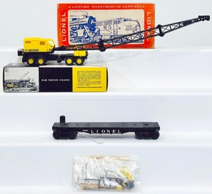 Lionel Postwar O Gauge 6828 Harnischfeger Truck Crane Car Boxed