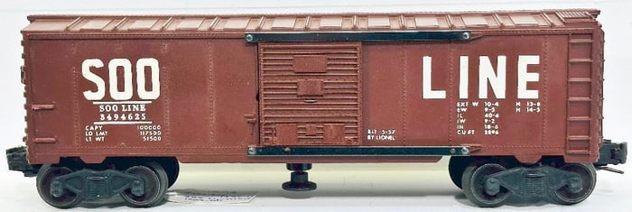 Lionel Postwar O Gauge 3494-625 500 Line Box Car
