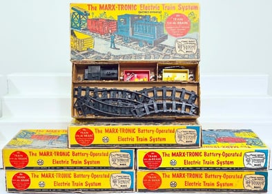 Marx Postwar O Gauge Marx -Tronic Electric Train System battery-Operated Boxed X6