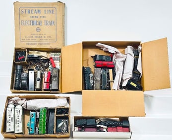 Marx Postwar O Gauge No. 25012 Set 0-4 ?0 Freight Set/B&O A -A Diesel Units/400 Freight Set