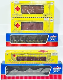 Aristocraft Trains Modern G Scale Pacific Great Eastern Box Car/NP Box Car/ATSF Gondola