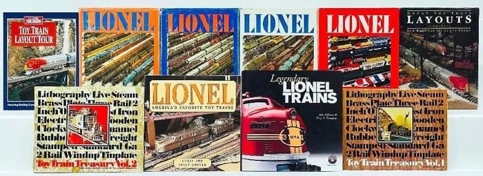 Assorted Books on Collecting Toy Trains