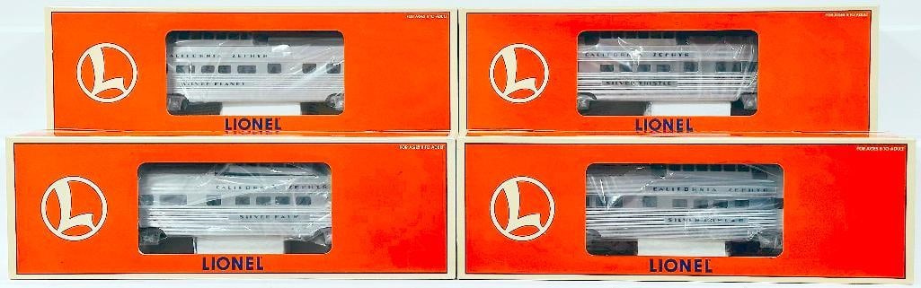 Lionel Modern O Gauge Four (4) Assorted Western Pacific Passenger Cars Boxed (1 of 4)