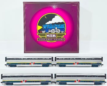 MTH Modern O Gauge Amtrak California 4 - Car Scale Superliner Set