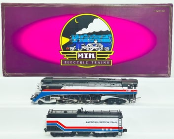 MTH Modern O Gauge American Freedom 4 - 8 - 4 GS - 4 Steam Locomotive and Tender with PS 2.0 Boxed
