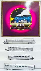 MTH Modern O Gauge Burlington Pioneer Zephyr Diesel Passenger Set with PS 2.0 Boxed