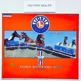 Lionel Modern O Gauge Ford Mustang Diesel Switcher Freight Set #6 - 21953 Boxed
