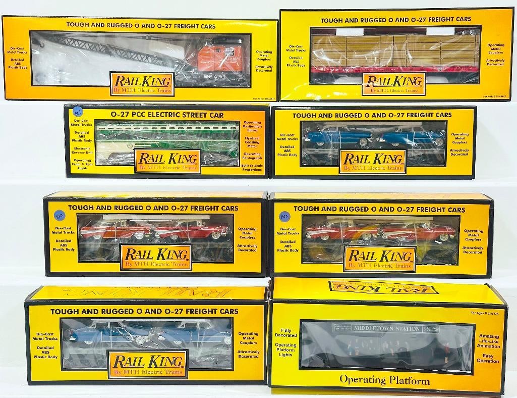 MTH Modern O Gauge Eight (8) Assorted Freight Cars Boxed (1 of 5)