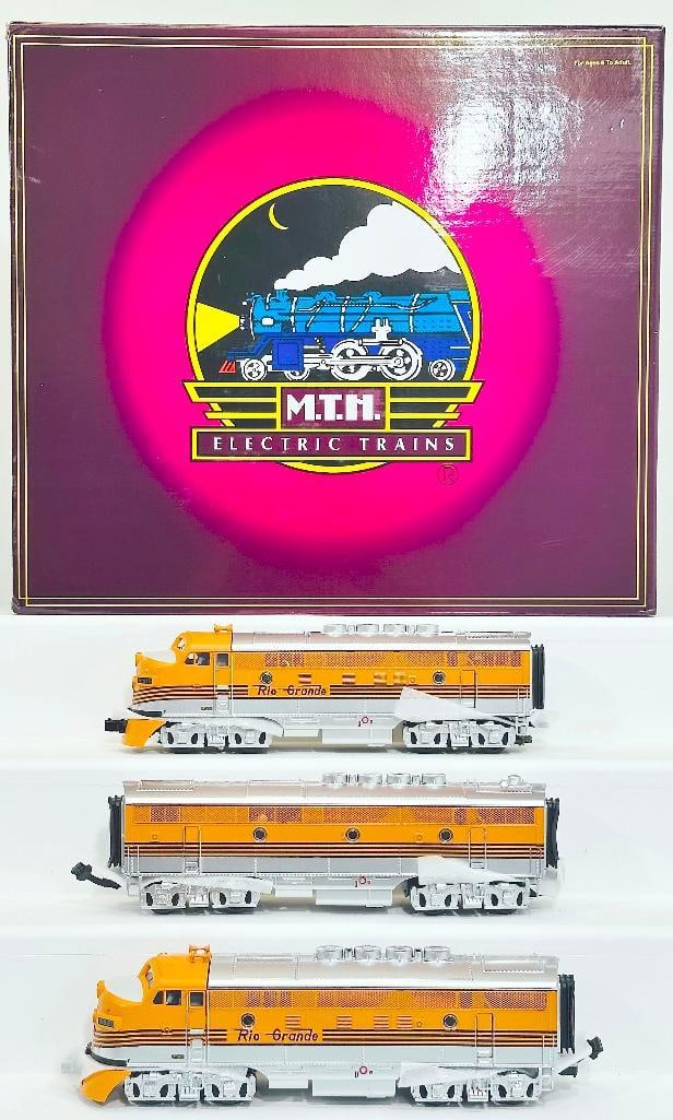 MTH Modern O Gauge Denver Rio Grande F-3 ABA Diesel Set Boxed (1 of 10)