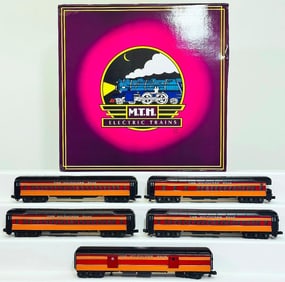 MTH Modern O Gauge Milwaukee Road Scale Madison 5 Car Passenger Set Boxed