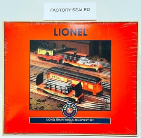 Lionel Modern O Gauge Lionel Train Wreck Recovery Set #6 - 21775 Boxed