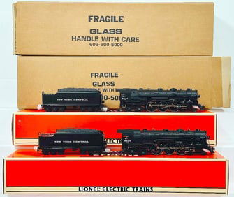 Lionel Modern O Gauge New York Central 700E 4?6?4 Hudson Locomotive and Tender with showcase Boxed