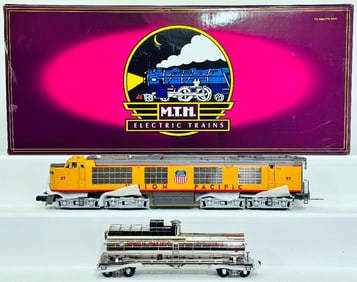 MTH Modern O Gauge Union Pacific Propane Turbine Locomotive Set with PS 2.0 Boxed