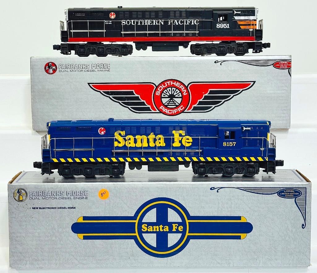 Lionel Modern O Gauge Santa Fe Fairbanks Morse Dual Motor Diesel Engine Lionel Limited Ed. Series (1 of 8)