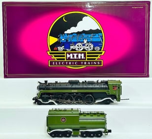 MTH Modern O Gauge Canadian National 4 - 8 - 2 U1F Mountain Steam and Tender with PS 2.0 Boxed