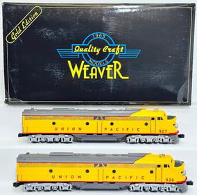 Weaver Modern O Gauge Union Pacific EMD E - 8 AA Diesels with PS 1.0 Boxed