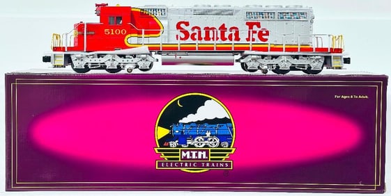 MTH Modern O Gauge Santa Fe SD 40 - 2 Diesel Switcher Engine with PS 2.0 Boxed